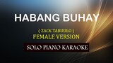 HABANG BUHAY ( FEMALE VERSION ) ( ZACK TABUDLO ) COVER_CY
