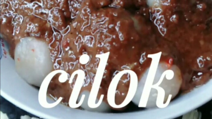 cilok bumbu kacang