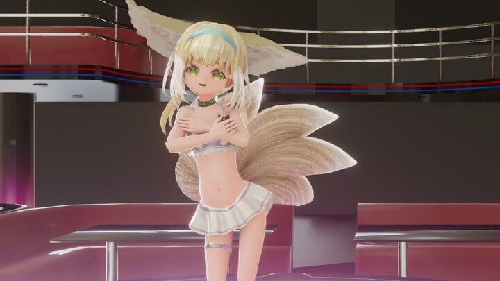 [Arknights MMD]Swimsuit Suzuran ねこみみｽｲｯﾁ