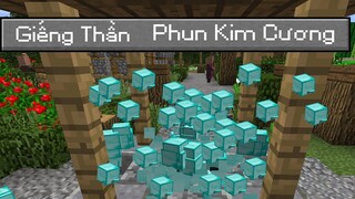 Zeno nếu có GIẾNG THẦN phun lên block kim cương trong minecraft