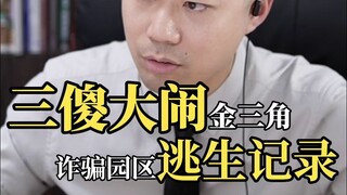 Three Idiots' Chaos in the Golden Triangle: A Record of Escaping from a Fraud Park