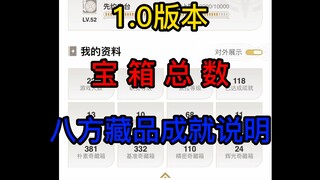 【鸣潮】1.0版本所有宝箱总数，八方藏品成就里的奇藏说明