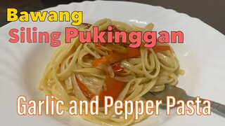 BAWANG AT SILING PUKINGGAN Pasta, Garlic and Pepper pastaVEGAN Plant Base