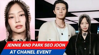 Park Seo joon and Jennie in one frame.