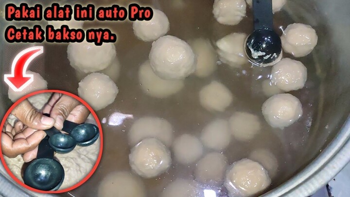 sekarang bikin bakso bulet lebih mudah genk.