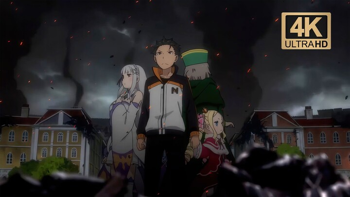 【4K60FPS】『Re: Life in a Different World from Zero』-NOX LUX/MYTH & ROID—Enjoy the animation without s