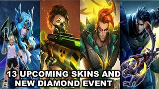 APRIL STARLIGHT MEMBER SKIN + 13 UPCOMING SKINS | Mobile Legends:Bang Bang!