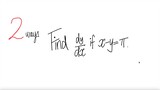 derivative 2 ways: Find dy/dx if x-y=π