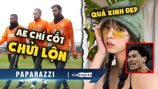 Paparazzi | Bruno Fernandes CHỬ.I TỤ.C với đồng đội; Bạn gái như THIÊN THẦN của Minamino là ai?