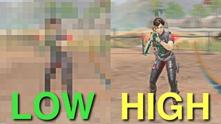 CODM Low vs High Graphics