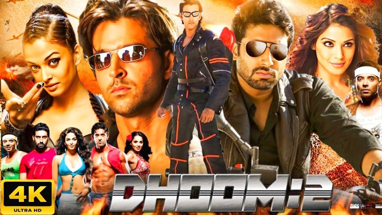 Dhoom: 2 (2006) | Full Movie | Hrithik Roshan | Aishwarya Rai | Abhishek  Bachchan | Action Thriller - BiliBili, image size:1280x720