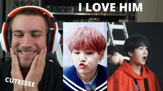 Don't fall in love with SUGA (슈가 BTS) Challenge! - Reaction