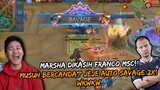 MARSHA PAKE FRANCO MSC? GW AUTO SAVAGE 2X! MUSUH RATA WKWK - Mobile Legends