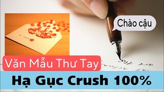 Cách Viết THƯ TAY TÁN ĐỔ CRUSH 100% Dành Cho Các Bạn THPT | Tỏ Tình Là Chuyện Nhỏ