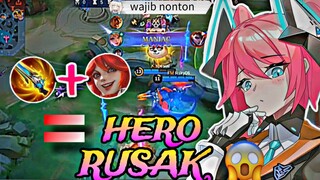 LAYLA HERO RUSAK 😱😱 2X MANIAC !!!! PAKAI ITEM RAHASIA 🤫🤫