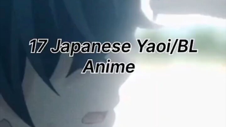 Japanese Yaoi/BL Anime