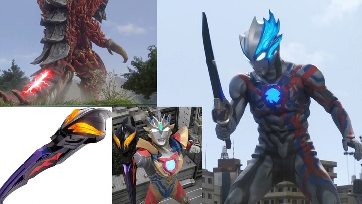 [Inventory/Ultraman] The scene of taking swords from the bodies of the four monsters