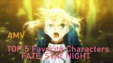 Top5 Badass Characters Of FATE/STAY NIGHT