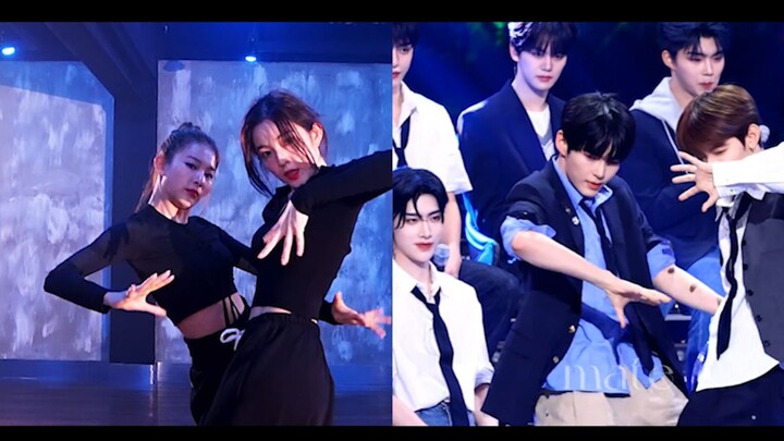 مقارنة بين صراخ سونغ هانبين/كانغ سولجي المشاغب، إنهما في الواقع راقصان محترفان!