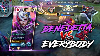 KETIKA 100% SKILL DIPAKE BUAT MAIN BENEDETTA? MUSUH AUTO KENA BANTA1🔥