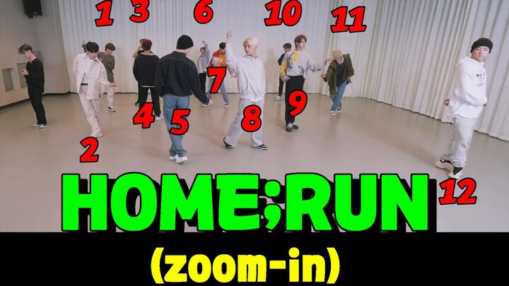 [zoom-in] SEVENTEEN - 'The Busiest' Song HOME; RUN, be precise with the timing and be quick with you