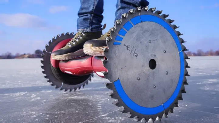 【DIY】New hoverboard on the ice
