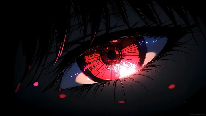 Anime Red Eye 4K Wallpaper   #redeye