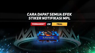 Semua Efek Stiker Notifikasi Eliminasi MPL