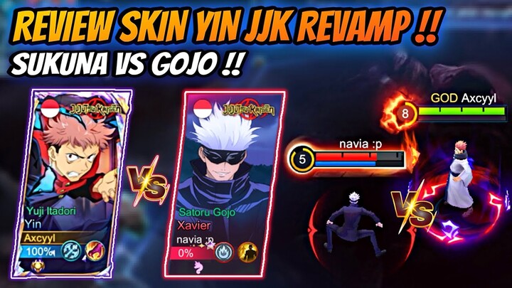 Review Skin Yin JJK Revamp !! Sukuna Vs Gojo🔥 SKIN PALING KEREN SEDUNIA ASLI DEH GA BOONG SUER