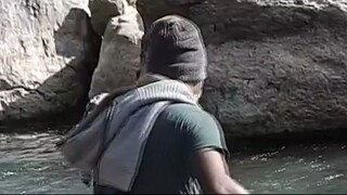 cast net fishing in Nepal | cast netting | himalayan trout fishing |