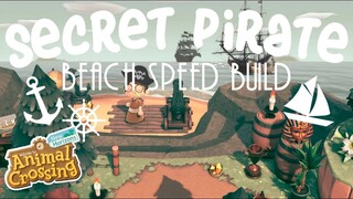 SECRET PIRATE BEACH: SPEED BUILD // ANIMAL CROSSING NEW HORIZONS