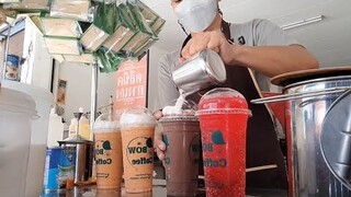 โกโก้ผสมชาโบราณ แดงมะนาว โอวัลติน°แม่ค้าเปิดร้านขายทุกวันค่ะ