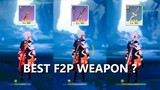 Best F2P Weapon for DPS Kazuha ?? Kagotsurube Isshin vs HoD [Genshin Impact]