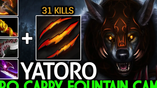 YATORO Ursa Top Pro Carry Fountain Camp No Mercy 31 สังหาร Dota 2