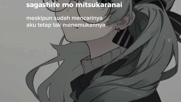 Jisatsu No Uta - Miku Hatsune lagu Miku paling sedih