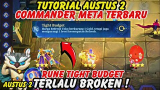 TUTORIAL AUSTUS SKILL 2 DI UPDATE TERBARU MAGIC CHESS - TIGHT BUDGET + AUSTUS 2 SIH BROKEN BANGET !