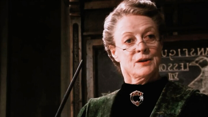 [Professor McGonagall] But she will become a cat