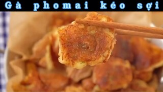 Hướng dẫn làm món: “ Gà Phomai Kéo Sợi & Tôm Chiên Sốt Chua Ngọt “ siêu mlem 🤤