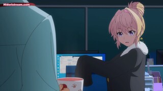 Eps_5 senior kerja blonde cantik sok keras tapi aslinya canggung [My Awkward Senpai]