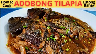 ADOBONG TILAPIA | Lutong Bahay | | How To Cook Adobong Tilapia | SIMPLE And EASY TILAPIA Recipe