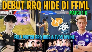 DEBUT RRQ HIDE & BAR BAR EVOS DIVINE DI FFML 2022| FULL MATCH