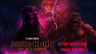 Godzilla X Kong: The New Empire - Official Trailer (Stop Motion Version) | 4K HDR