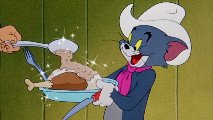 Cross-dimensional restoration! The "chicken drumstick rice" that Tom has never eaten in Tom and Jerr