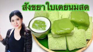 สังขยาใบเตยนมสด by ครัวแล้วแต่เอ๋จ้าา