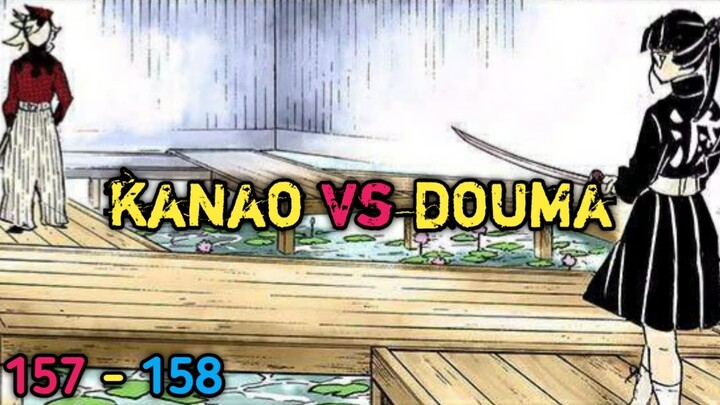 Kanao vs douma ,riview manga kimetsu no yaiba chapter 157 -158
