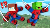 JJ and Mikey Became a SPIDERMAN in Minecraft - Maizen
