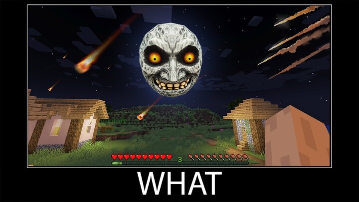 Minecraft wait what meme part 245 realistic minecraft The Lunar Moon
