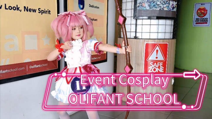 Madoka Kaname di Ollifant School Yogyakarta