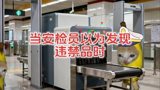 “当安检员以为有违禁物品时”