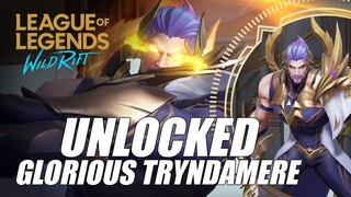 Unlock Glorious Tryndamere - WILD RIFT